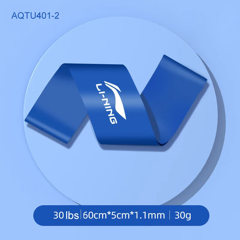 (2pcs)Li-Ning Women's Yoga Elastic Band Strength Training Buttocks Lifting Stretching Tension Rope AQTU397 AQTU399 AQTU401